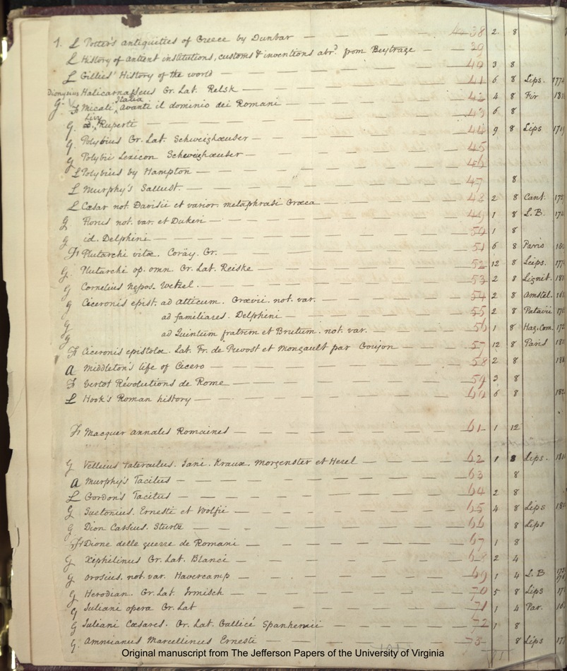 1825 Catalogue page 2