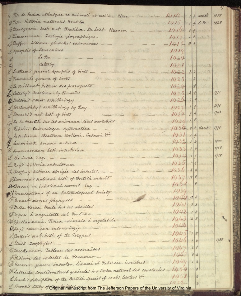 1825 Catalogue page 27