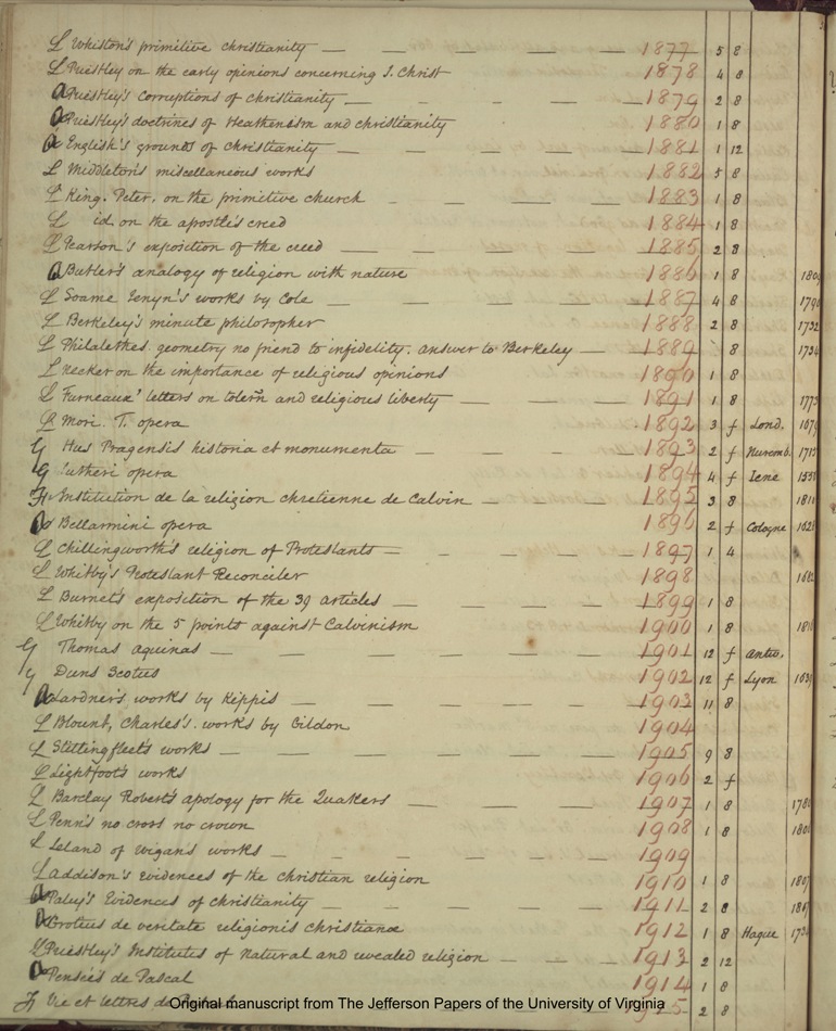 1825 Catalogue page 50
