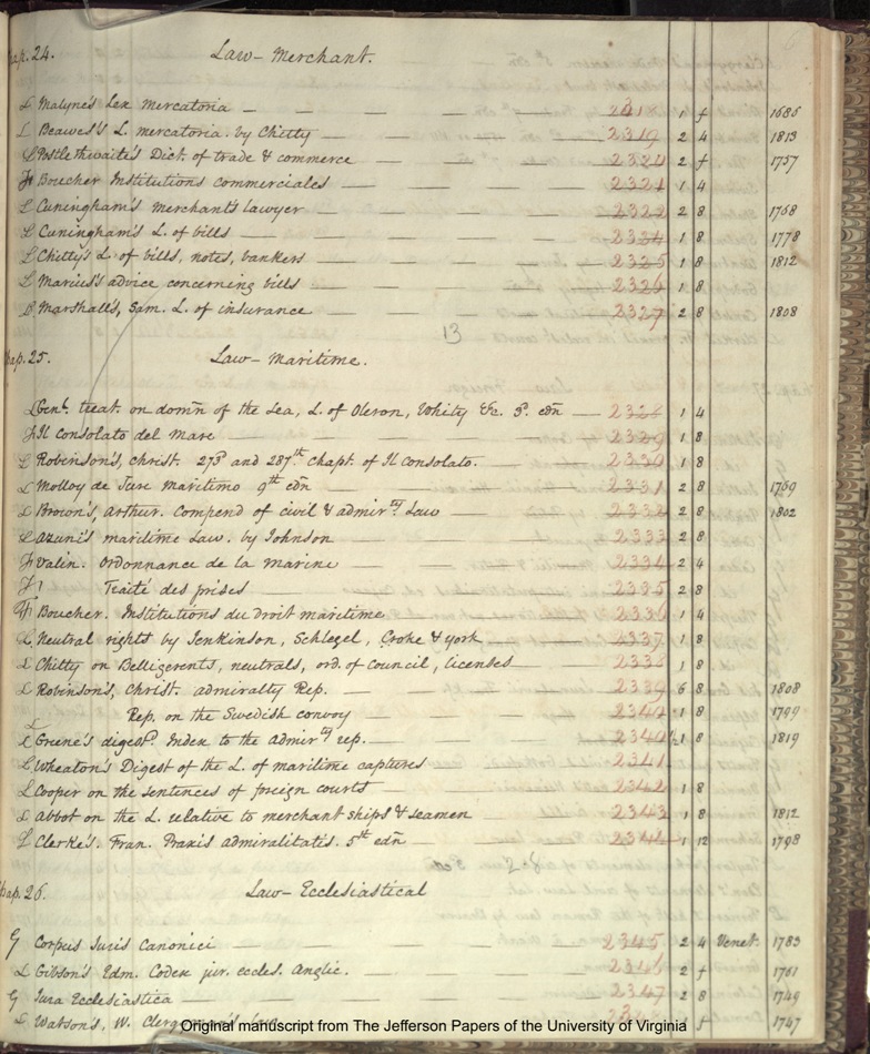 1825 Catalogue page 62