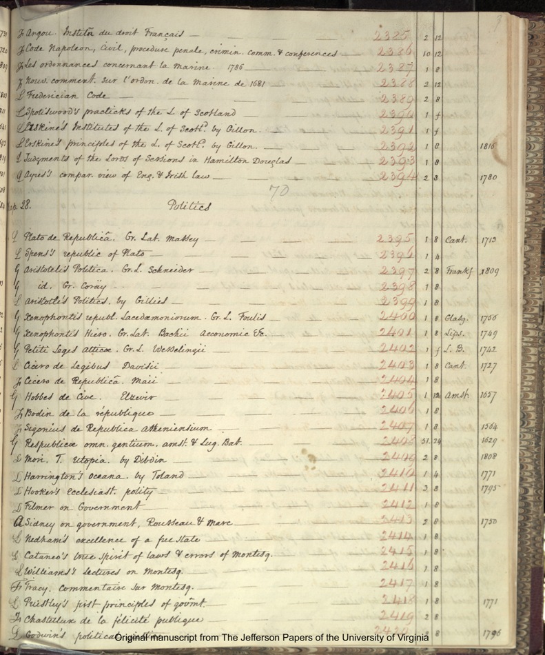 1825 Catalogue page 64