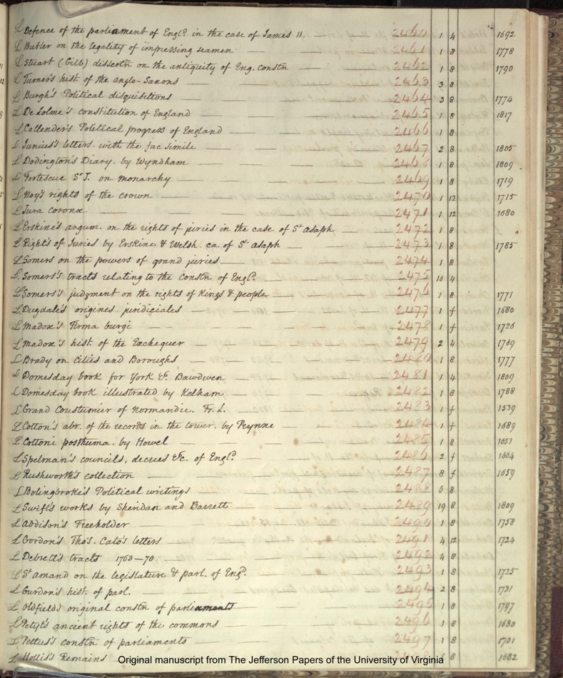 1825 Catalogue page 66