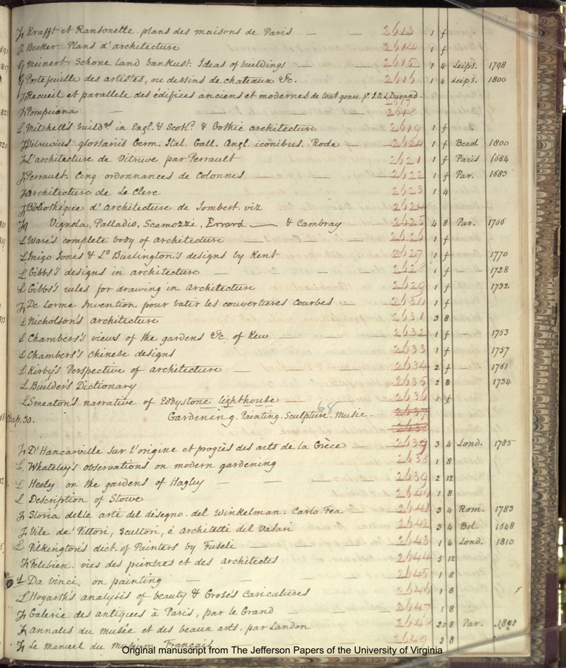1825 Catalogue page 70
