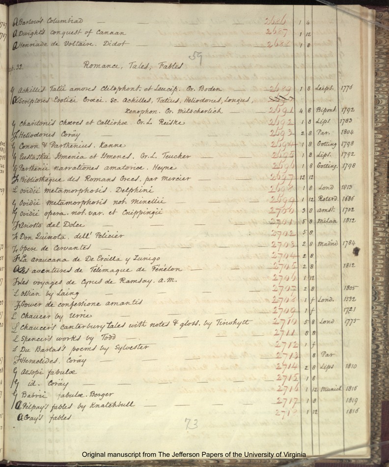 1825 Catalogue page 72
