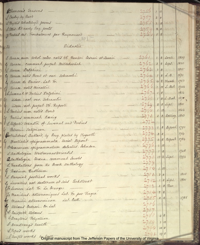 1825 Catalogue page 74