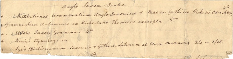 1825 Catalogue Supplementary page 1